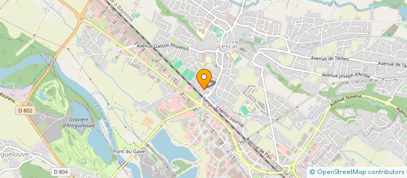 localisation de l'entreprise HOLDING LAURA ROUSSET  LESCAR