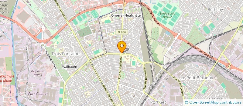 localisation de l'entreprise HOLDING LAUREYS  REIMS