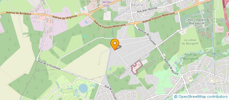 localisation de l'entreprise HOLDING LAURIN  MERIGNAC