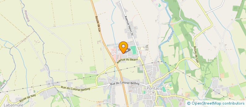 localisation de l'entreprise HOLDING LAURO  PONTACQ