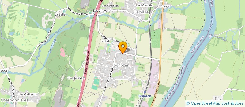 localisation de l'entreprise HOLDING LAUSAR  SENOZAN