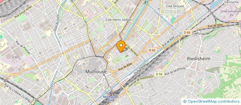 localisation de l'entreprise HOLDING LAVAL  MULHOUSE