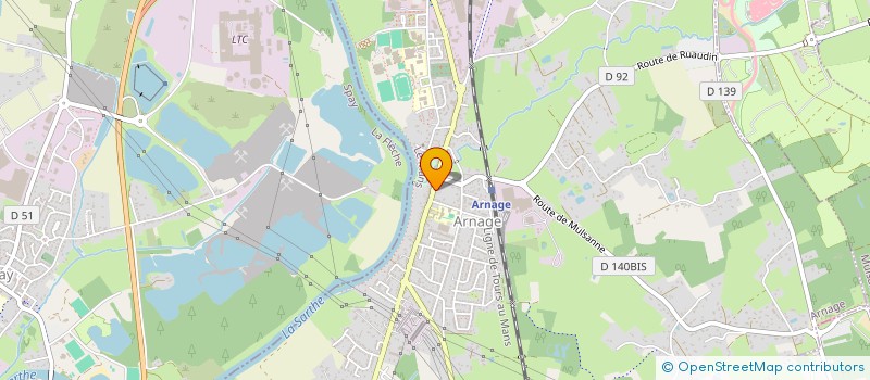 localisation de l'entreprise HOLDING LAVERGNE  ARNAGE