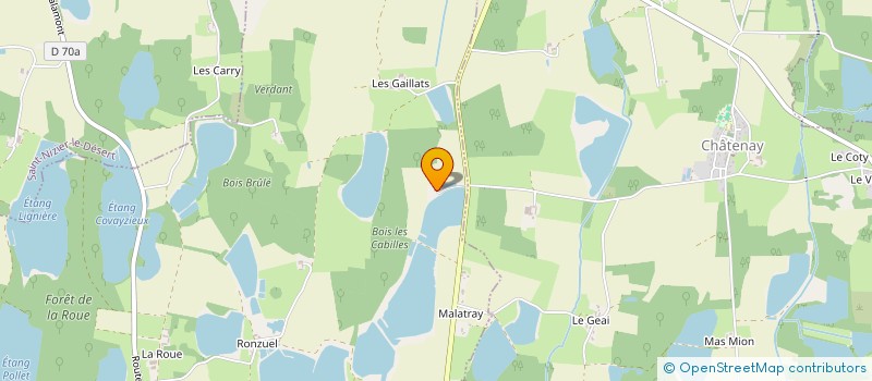 localisation de l'entreprise HOLDING LAVIROTTE à CHALAMONT