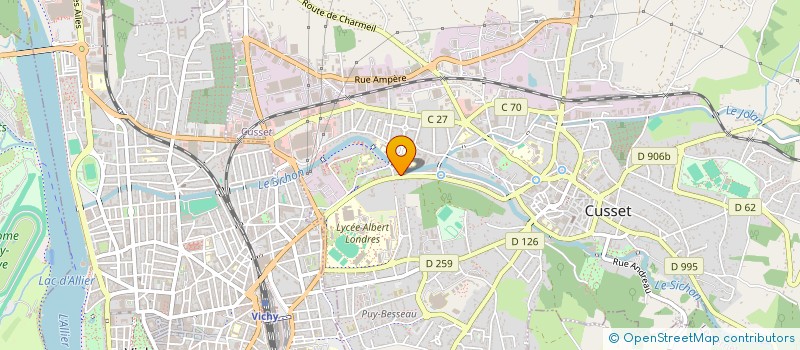 localisation de l'entreprise HOLDING LAZAAR à CUSSET