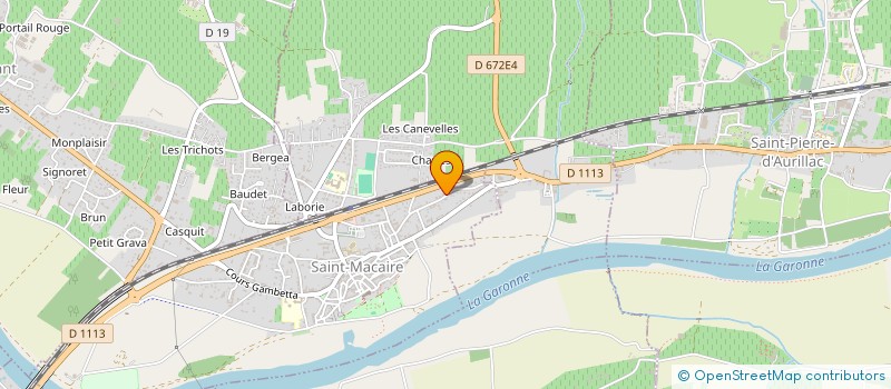 localisation de l'entreprise HOLDING LB  SAINT-MACAIRE