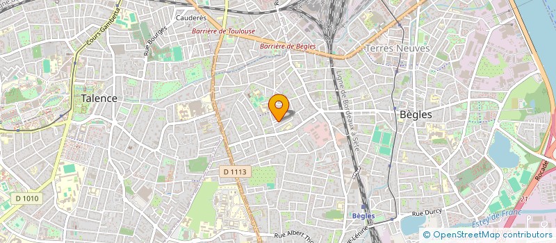 localisation de l'entreprise HOLDING LBC à BEGLES