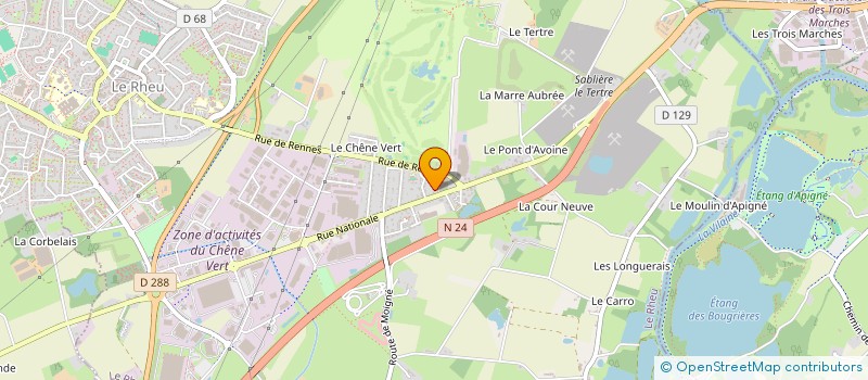localisation de l'entreprise HOLDING LCA à LE RHEU