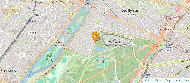 localisation de l'entreprise HOLDING LCLV à NEUILLY-SUR-SEINE