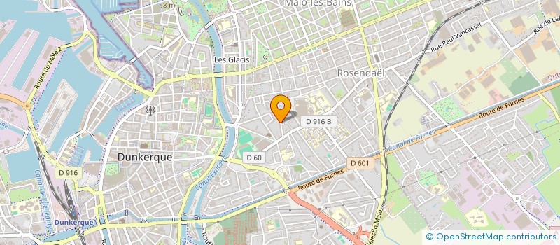 localisation de l'entreprise HOLDING LD à DUNKERQUE