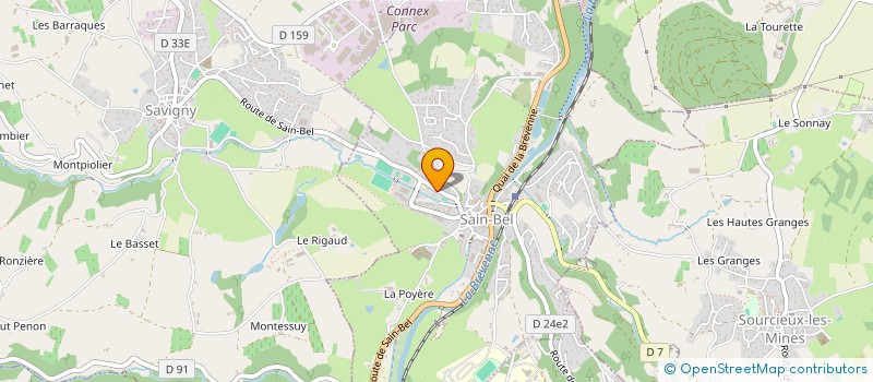 localisation de l'entreprise HOLDING LE CLOS DE MIRA  SAIN-BEL