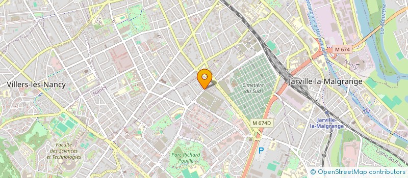 localisation de l'entreprise HOLDING LE DUPS  VANDUVRE-LES-NANCY