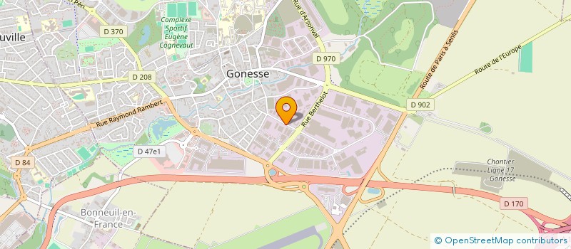 localisation de l'entreprise HOLDING LE FONDATEUR à GONESSE