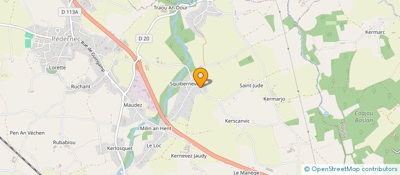 localisation de l'entreprise HOLDING LE LUYER  PEDERNEC