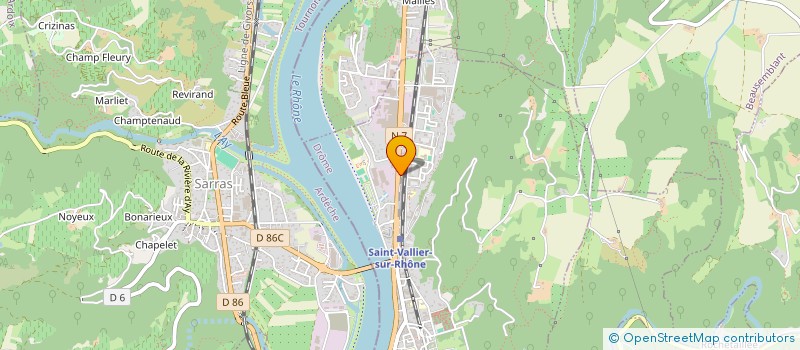 localisation de l'entreprise HOLDING LE SUD à SAINT-VALLIER