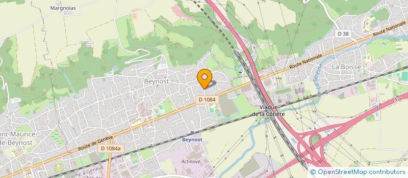 localisation de l'entreprise HOLDING LE VIVIER à BEYNOST