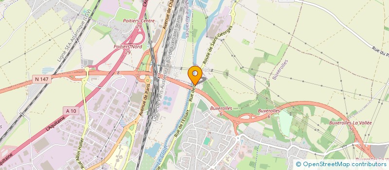 localisation de l'entreprise HOLDING LEANE  BUXEROLLES