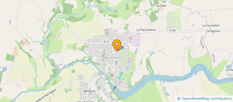 localisation de l'entreprise HOLDING LEBARON  APREMONT