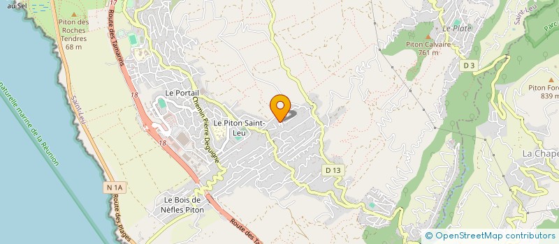 localisation de l'entreprise HOLDING LEBEAU  SAINT-LEU