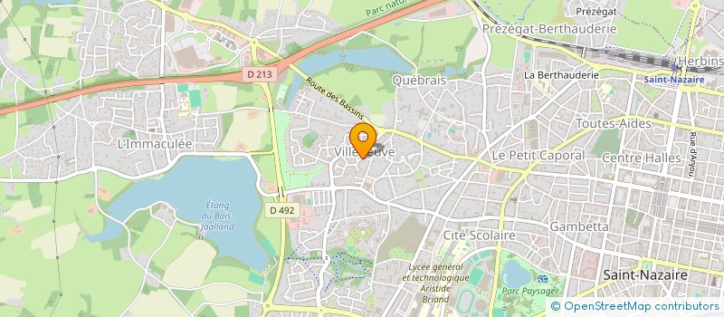 localisation de l'entreprise HOLDING LEBEL à SAINT-NAZAIRE