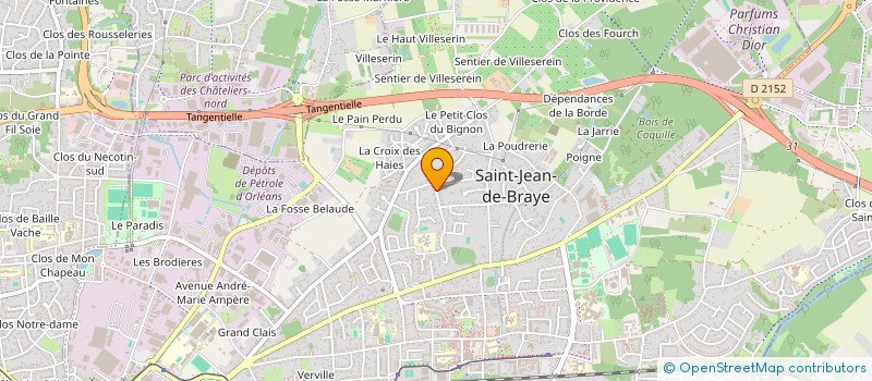 localisation de l'entreprise HOLDING LEBRUN à SAINT-JEAN-DE-BRAYE
