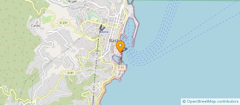localisation de l'entreprise HOLDING LECA EXPLOITATION à BASTIA