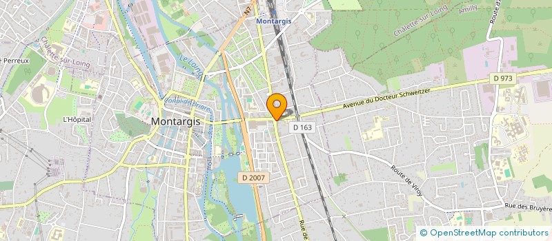 localisation de l'entreprise HOLDING LECONTE à MONTARGIS