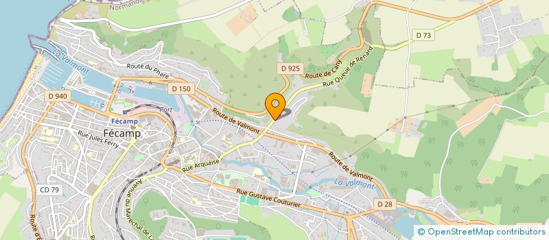 localisation de l'entreprise HOLDING LECOURT à FECAMP