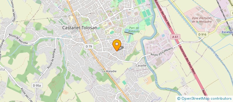 localisation de l'entreprise HOLDING LECRENAY à CASTANET-TOLOSAN
