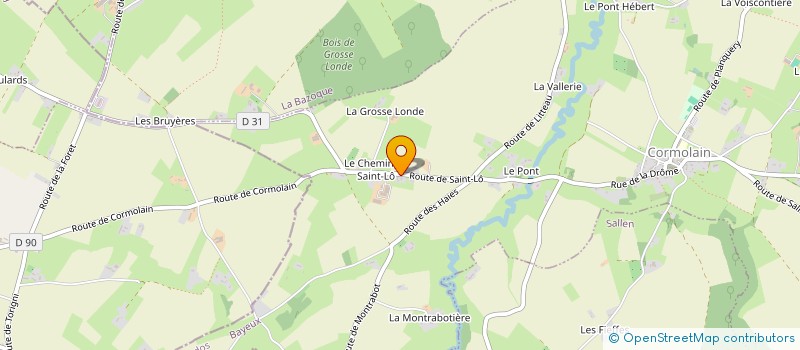 localisation de l'entreprise HOLDING LEDOUX  CORMOLAIN