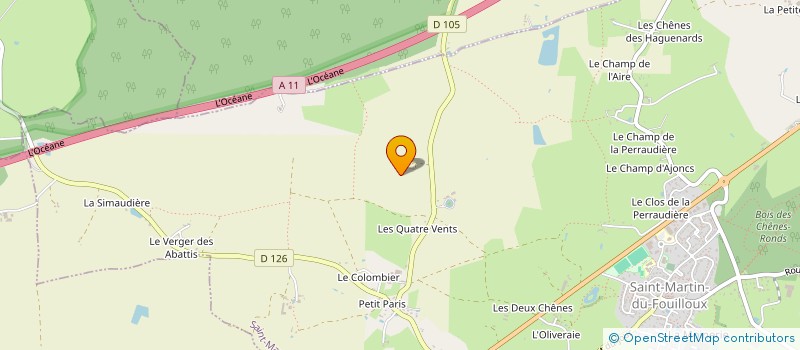 localisation de l'entreprise HOLDING LEFRANCOIS  MAUGES-SUR-LOIRE