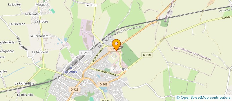 localisation de l'entreprise HOLDING LEGAULT-JULIEN à LA LOUPE