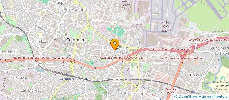 localisation de l'entreprise HOLDING LEGENDRE à COLOMIERS