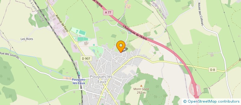 localisation de l'entreprise HOLDING LEGER  POUGUES-LES-EAUX