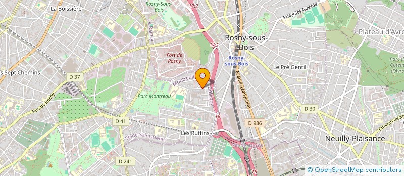 localisation de l'entreprise HOLDING LEGHAL à MONTREUIL