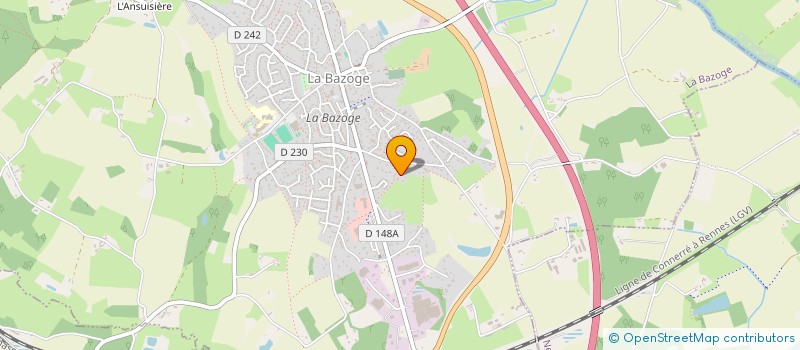 localisation de l'entreprise HOLDING LEGRAND  LA BAZOGE