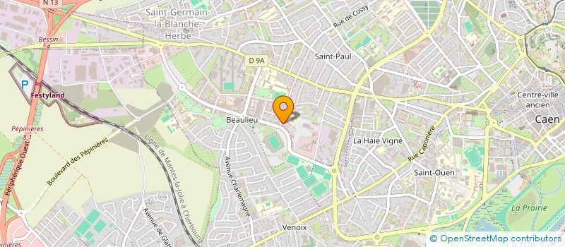 localisation de l'entreprise HOLDING LEGRAS-SEBIRE à CAEN