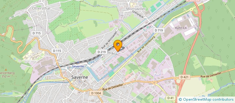 localisation de l'entreprise HOLDING LEHRER  SAVERNE