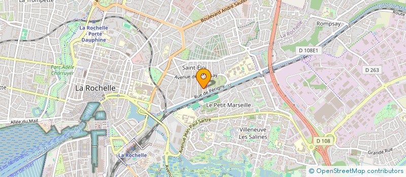 localisation de l'entreprise HOLDING LEJY  LA ROCHELLE