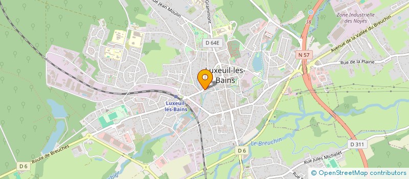 localisation de l'entreprise HOLDING LEKHO  LUXEUIL-LES-BAINS