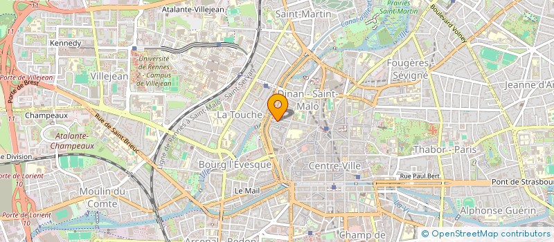 localisation de l'entreprise HOLDING LELIEVRE à RENNES
