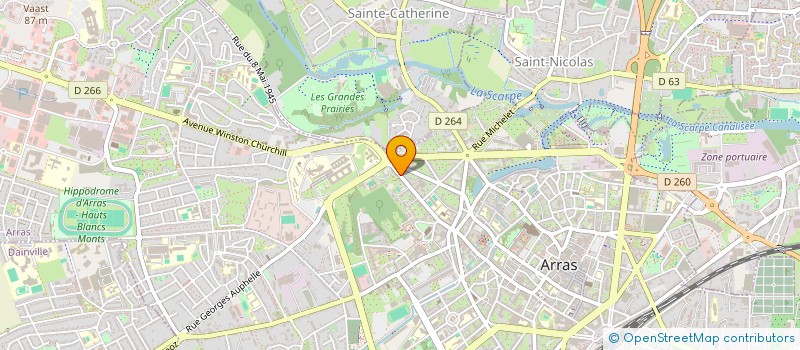 localisation de l'entreprise HOLDING LELONG à ARRAS