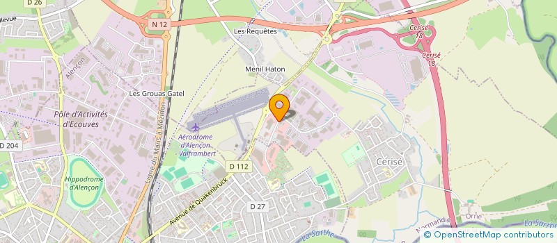 localisation de l'entreprise HOLDING LELUD à CERISE