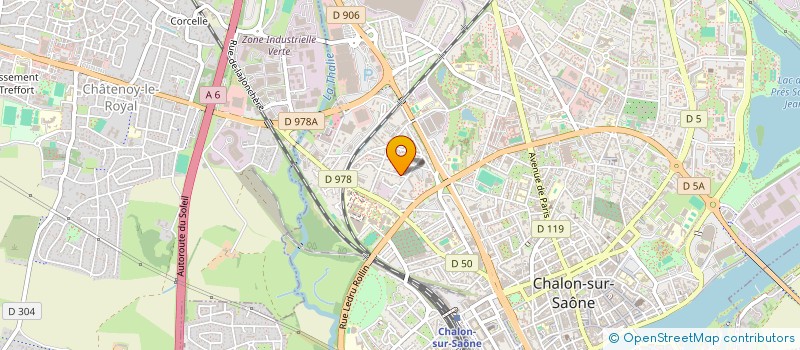 localisation de l'entreprise HOLDING LEMAIRE à CHALON-SUR-SAONE