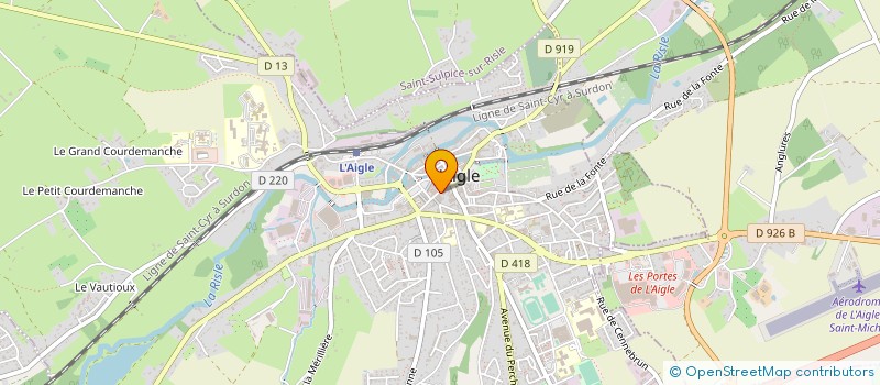 localisation de l'entreprise HOLDING LEMANISSIER à L'AIGLE