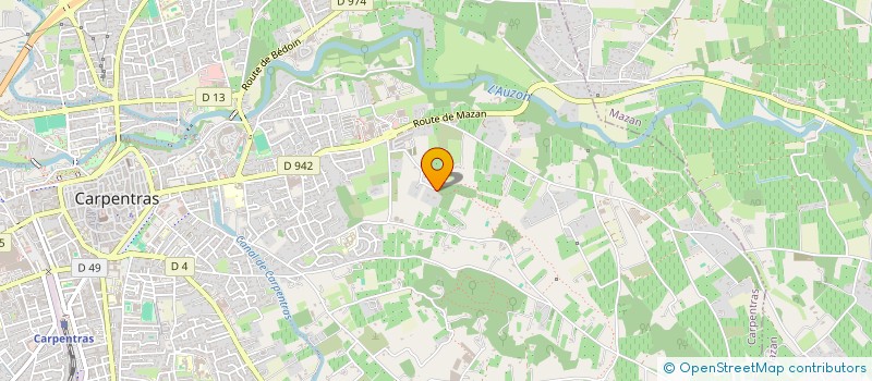 localisation de l'entreprise HOLDING LENY  CARPENTRAS