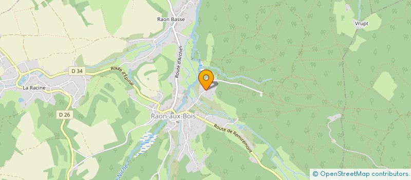 localisation de l'entreprise HOLDING LEO&EDR  RAON-AUX-BOIS