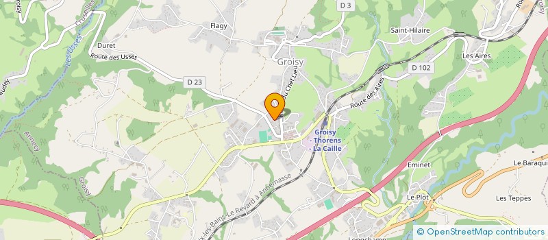 localisation de l'entreprise HOLDING LEO FOSSATI  GROISY