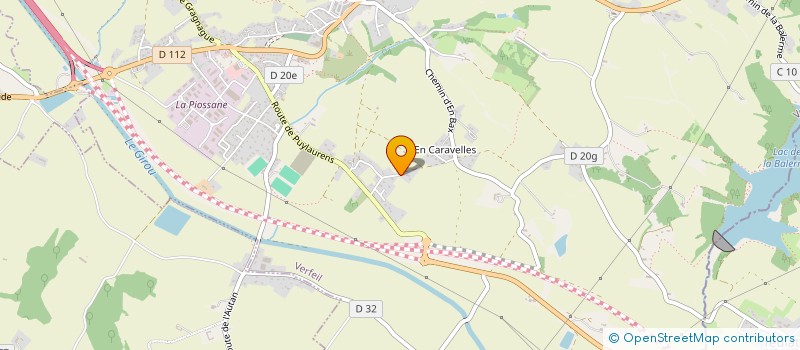 localisation de l'entreprise HOLDING LEOR  VERFEIL