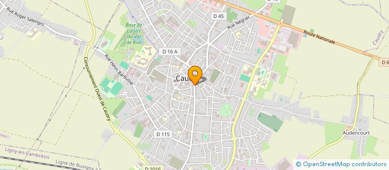 localisation de l'entreprise HOLDING LEPALEX à CAUDRY